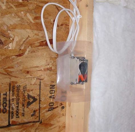 electrical outlet box vapor barrier|vapour barrier electrical box installation.